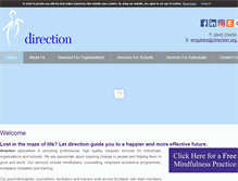 Tablet Screenshot of direction.org.uk
